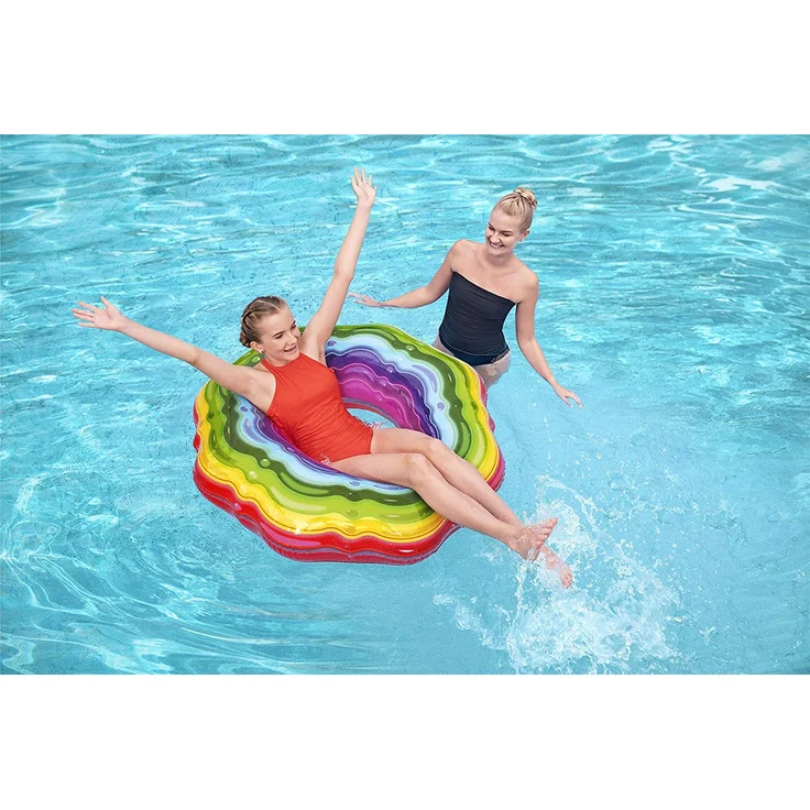 Bestway Schwimmring „Rainbow Ribbon“ 115 cm - Preisvergleich – Bild 2