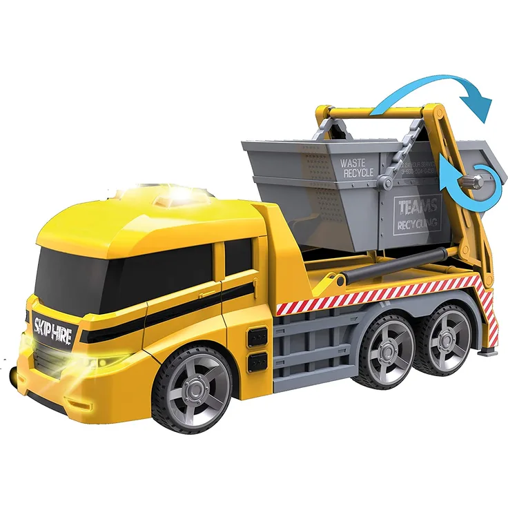 Teamsterz 1416394 Licht und Sound Skip LKW Modell Auto