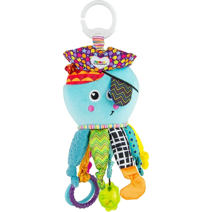 Lamaze Baby Spielzeug Captain Calamari, die Piratenkrake Clip & Go - hochwertiges Kleinkindspielzeug - Greifling Anhänger zur Stärkung der Eltern-Kind-Bindung - ab 0 Monate - Preisvergleich – Bild 3