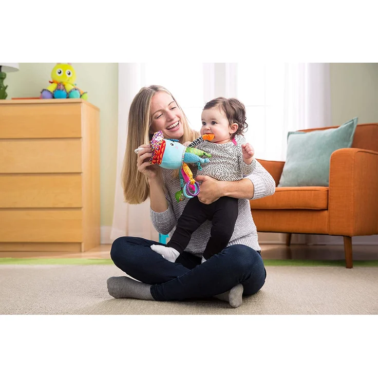 Lamaze Baby Spielzeug Captain Calamari, die Piratenkrake Clip & Go - hochwertiges Kleinkindspielzeug - Greifling Anhänger zur Stärkung der Eltern-Kind-Bindung - ab 0 Monate - Preisvergleich – Bild 8