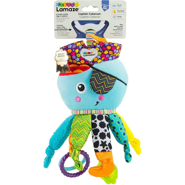 Lamaze Baby Spielzeug Captain Calamari, die Piratenkrake Clip & Go - hochwertiges Kleinkindspielzeug - Greifling Anhänger zur Stärkung der Eltern-Kind-Bindung - ab 0 Monate - Preisvergleich – Bild 1