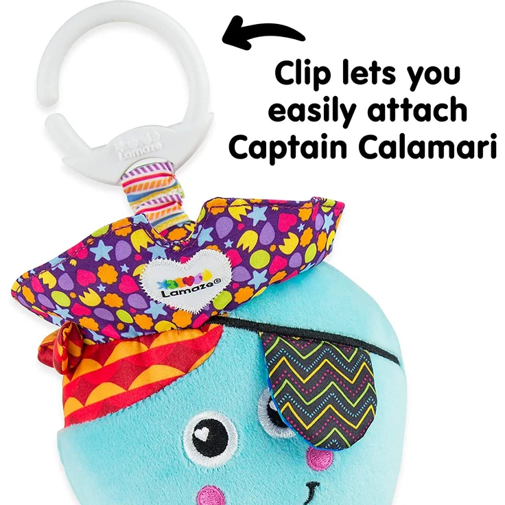 Lamaze Baby Spielzeug Captain Calamari, die Piratenkrake Clip & Go - hochwertiges Kleinkindspielzeug - Greifling Anhänger zur Stärkung der Eltern-Kind-Bindung - ab 0 Monate - Preisvergleich – Bild 2