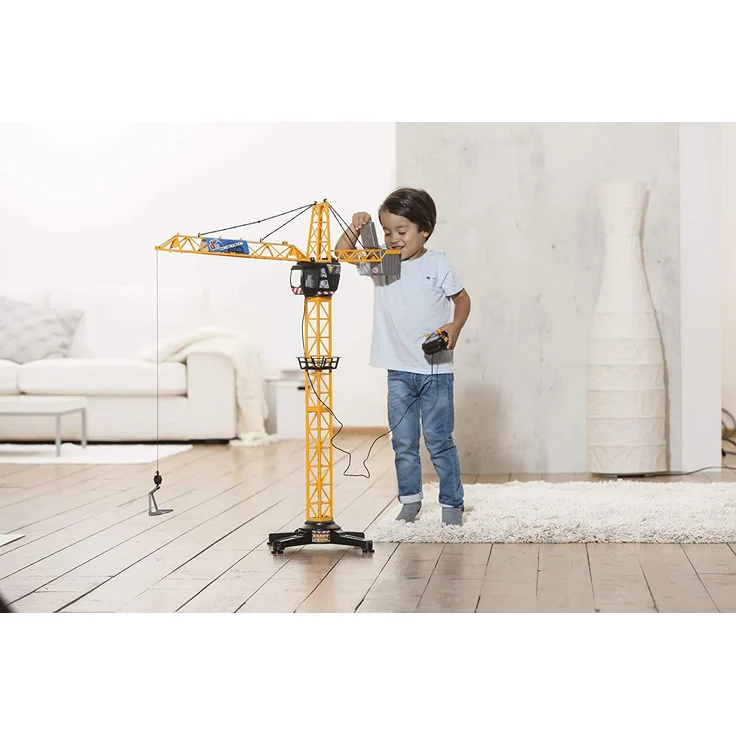 Dickie Toys 203462411 Giant Crane elektrischer Spielzeug Kran, ferngesteuert, 100 cm hoch – Bild 3