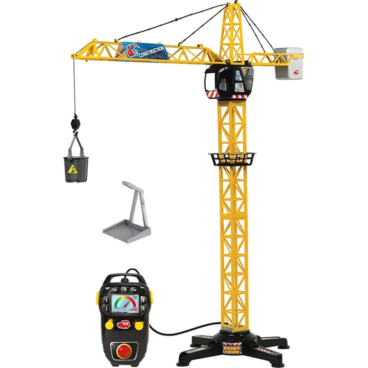 Dickie Toys 203462411 Giant Crane elektrischer Spielzeug Kran, ferngesteuert, 100 cm hoch – Bild 5
