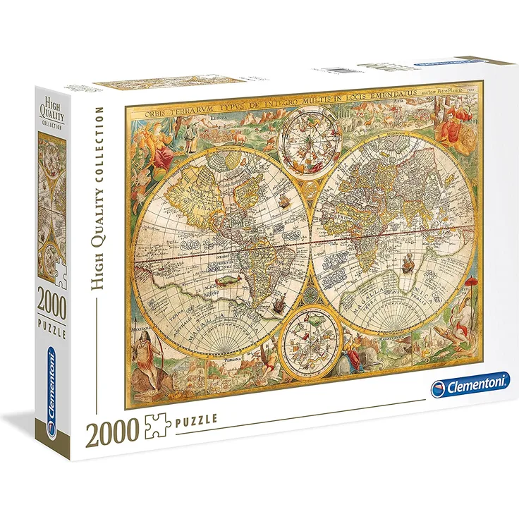 Clementoni 32557.3 - Puzzle 'Museum Kollektion - Antike Karte', 2000 Teile - Preisvergleich