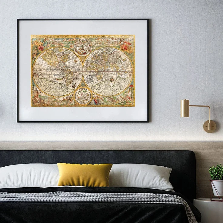 Clementoni 32557.3 - Puzzle 'Museum Kollektion - Antike Karte', 2000 Teile - Preisvergleich – Bild 5