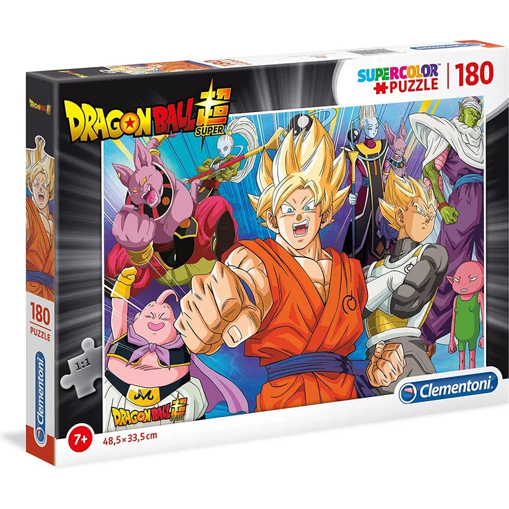 Clementoni 29755 Clementoni-29755-Supercolor Puzzle-Dragon Ball-180 Teile, Mehrfarben, 180pezzi