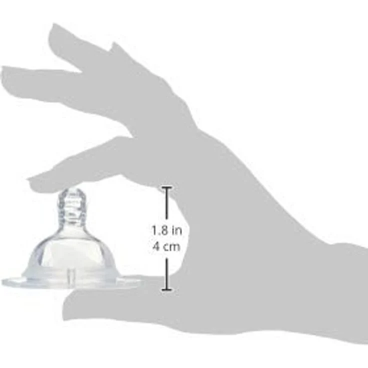 Twistshake 78020 Anti-Colic, Flaschensauger Medium, 2 Monate Plus, transparent – Bild 5