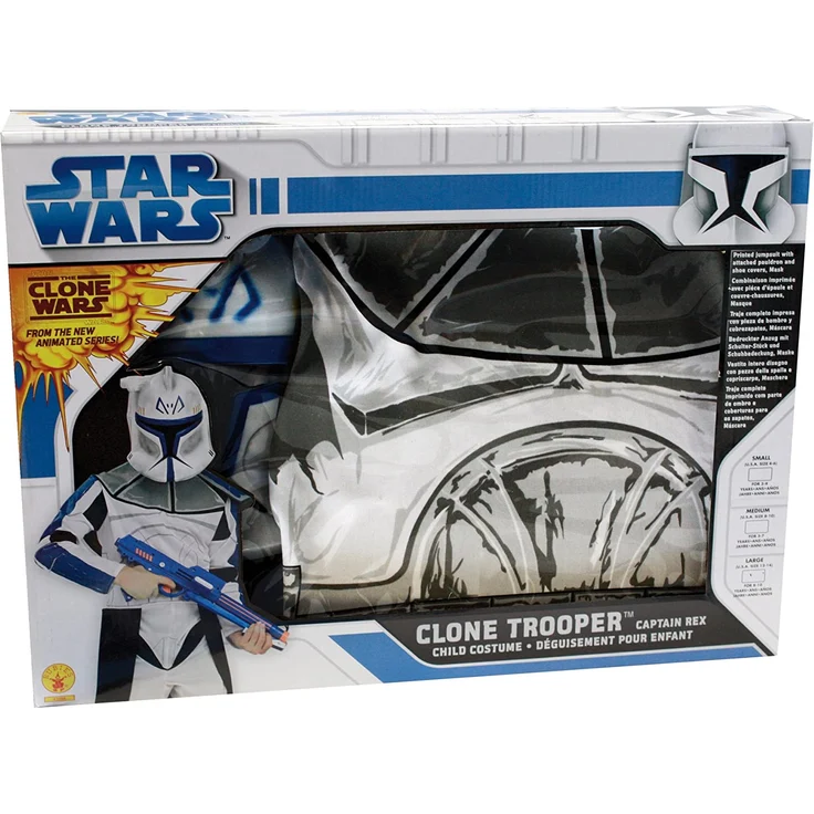 Rubie's 3 41086 (Grösse S) - Clone Wars - Clonetrooper Rex Kinderkostüm – Bild 1