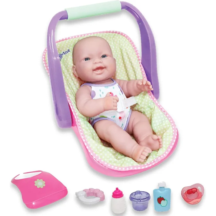 JC TOYS Lots to Love Baby Puppe in Verstellbarer Tragetasche – mit 35,6 cm großer Vinylpuppe – perfekt für Kinder ab 2 Jahren