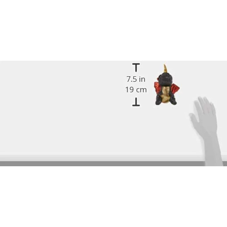 TY Grindal Dragon W/Horn Plüsch Mehrfarbig  One Size – Bild 5