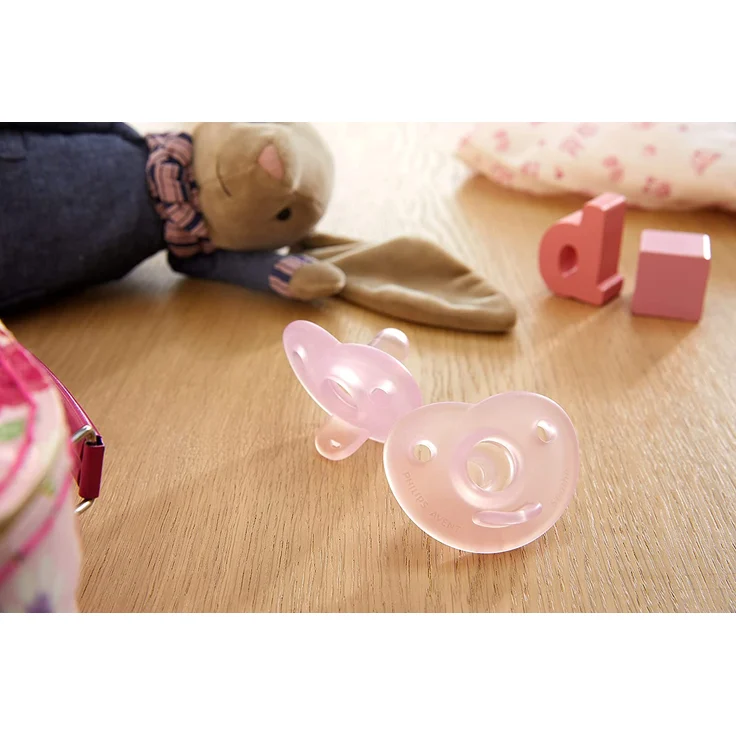 Philips Avent Soothie – BPA-freier Schnuller für Babys von 0 bis 6 Monaten, rosa/hellrosa (Modell SCF099/22) – Bild 6