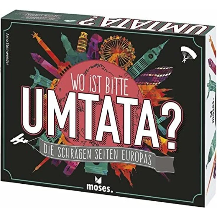 moses. - Wo ist Bitte Umtata? | Das Spiel über die schrägen Seiten Europas | Ein Wissens- und Ratespiel ab 12 Jahren