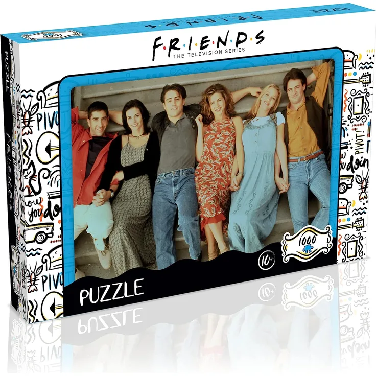 Puzzle Przyjaciele Schody 1000 elementów