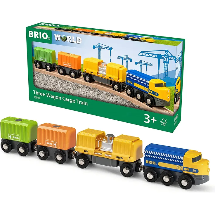 BRIO Güterzug mit drei Waggons - Preisvergleich