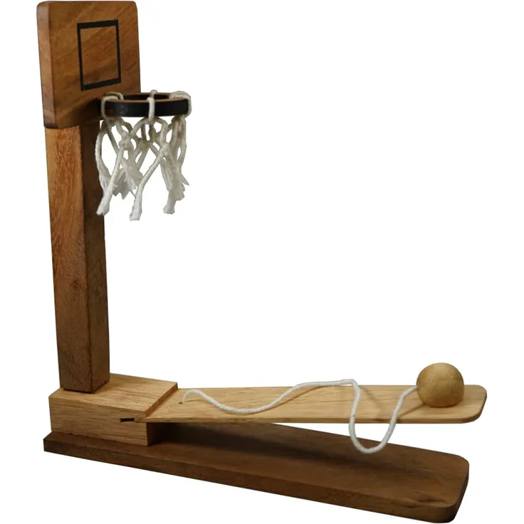 Basketball - Geschicklichkeitsspiel aus Holz