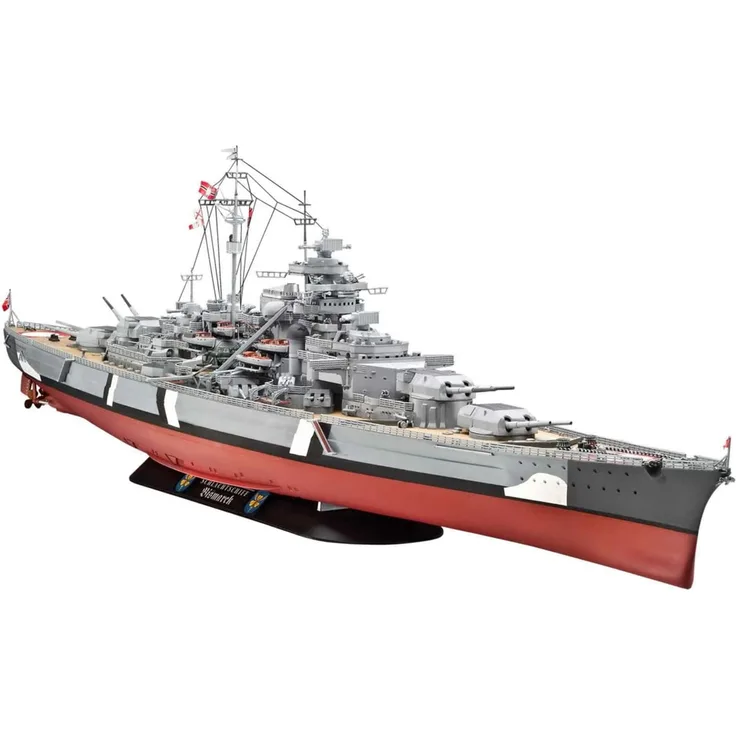 Revell REV-05040 Bismarck, das größte und modernste Schlachtschiff Seiner Zeit, Schiffsbausatz 1:350, 71,8cm Maßstabsgetreu Toys, unlackiert - Preisvergleich