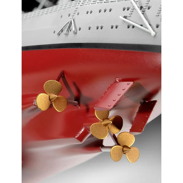 Revell REV-05040 Bismarck, das größte und modernste Schlachtschiff Seiner Zeit, Schiffsbausatz 1:350, 71,8cm Maßstabsgetreu Toys, unlackiert - Preisvergleich – Bild 13