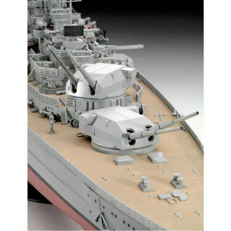 Revell REV-05040 Bismarck, das größte und modernste Schlachtschiff Seiner Zeit, Schiffsbausatz 1:350, 71,8cm Maßstabsgetreu Toys, unlackiert - Preisvergleich – Bild 6