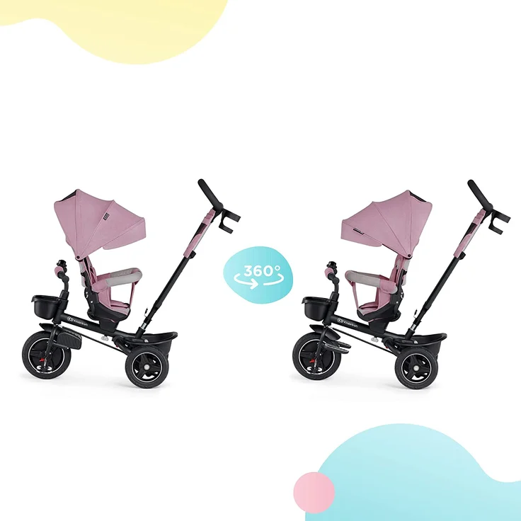 Kinderkraft Spinstep - tricycle Mauvelous Pink – Bild 7