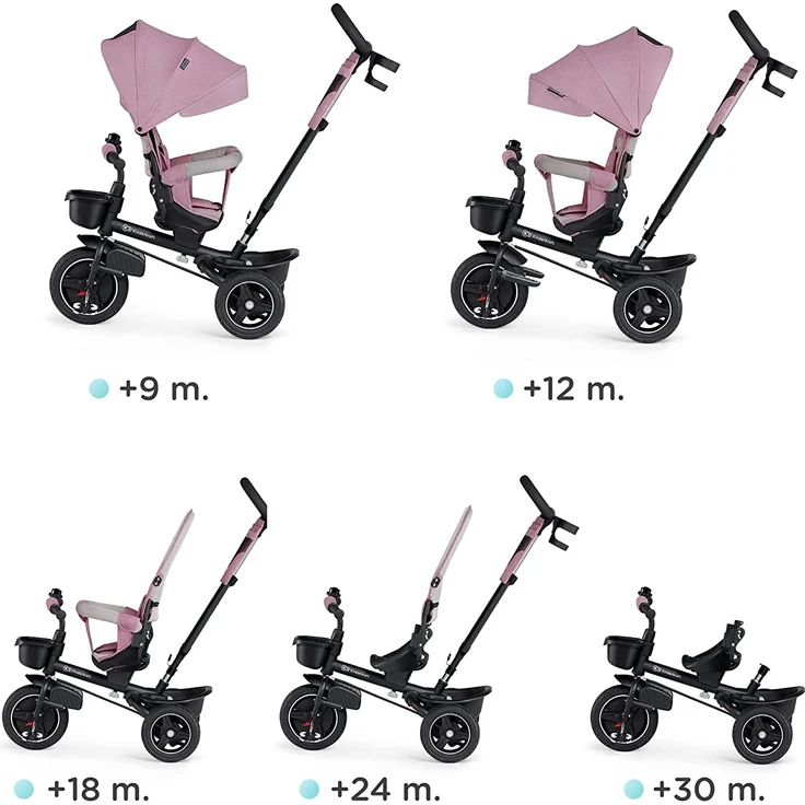 Kinderkraft Spinstep - tricycle Mauvelous Pink – Bild 2