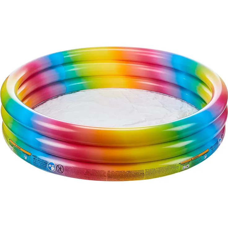Intex 58439NP - 3-Ring-Pool - Wild Geometry, Durchmesser 147 x 33 cm