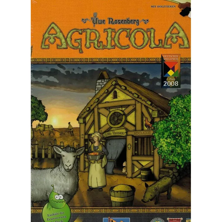 LOOD0002 - Agricola, Brettspiel, für 1-4 Spieler ab 12 Jahren (DE-Ausgabe)