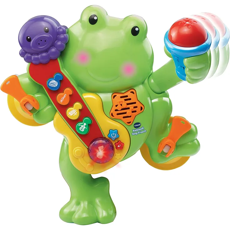 VTech Baby 80-158704 - Badewannenspielzeug - Badespaß Sing-Frosch
