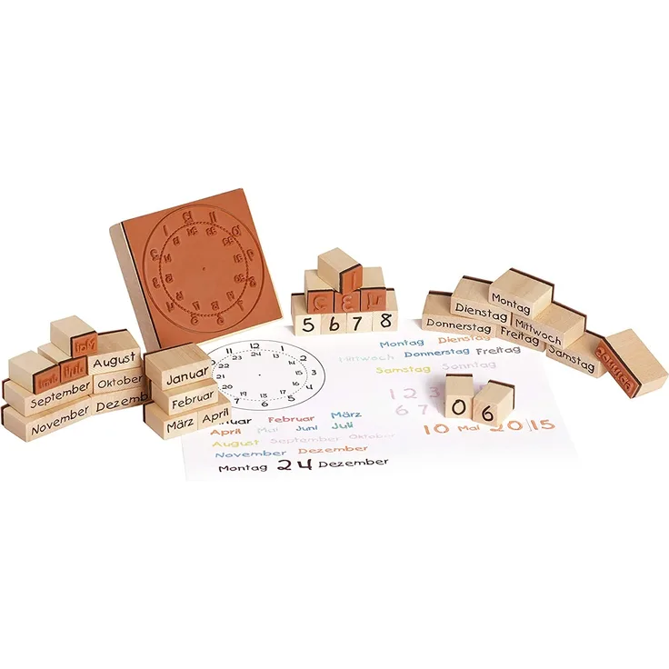 Eduplay Holzstempel Kalender