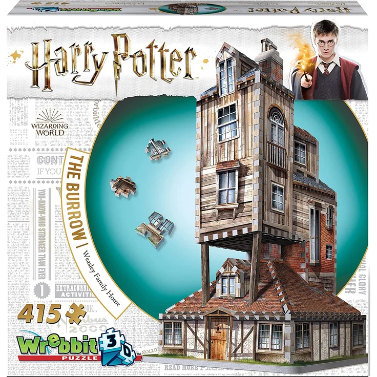 Fuchsbau Harry Potter The Burrow, 3D Puzzle – Bild 1