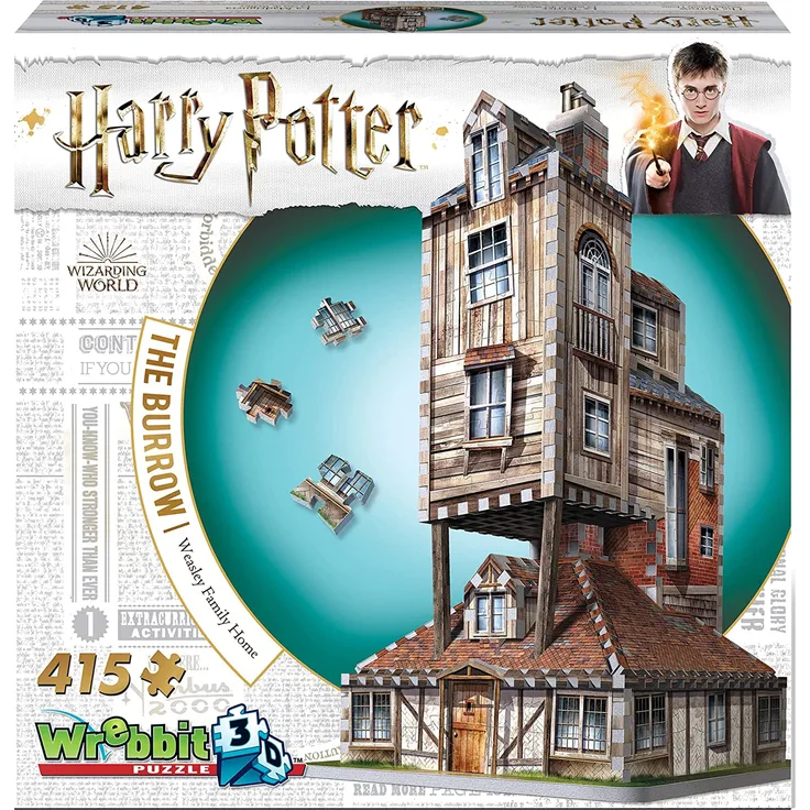Fuchsbau Harry Potter The Burrow, 3D Puzzle