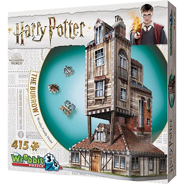 Fuchsbau Harry Potter The Burrow, 3D Puzzle – Bild 8