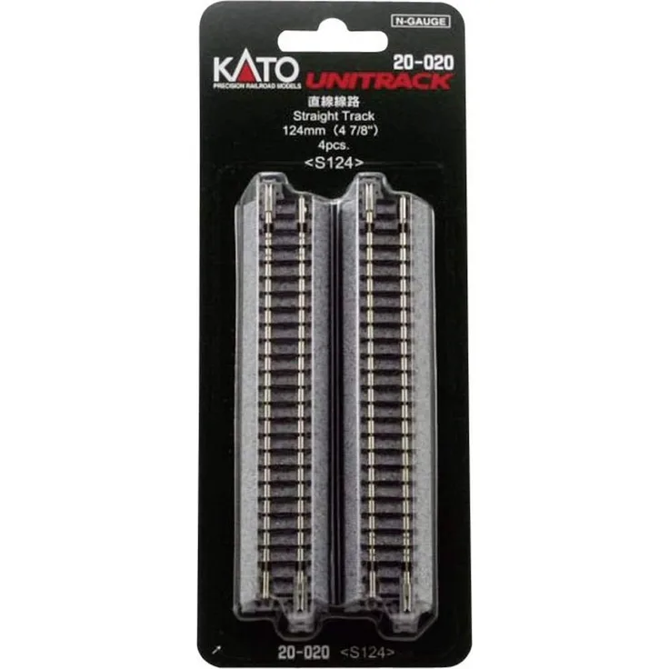 Noch N Gleis Gerade 124 Mm 4Er Set