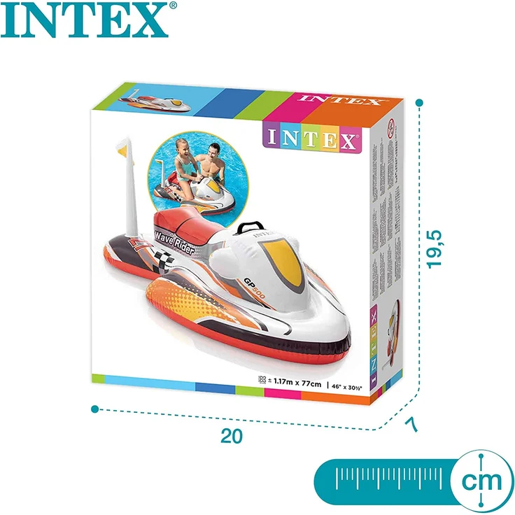 Intex 57520NP - Wave Rider Ride-On, 117 x 77 cm – Bild 7