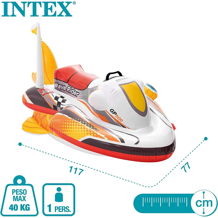 Intex 57520NP - Wave Rider Ride-On, 117 x 77 cm – Bild 6