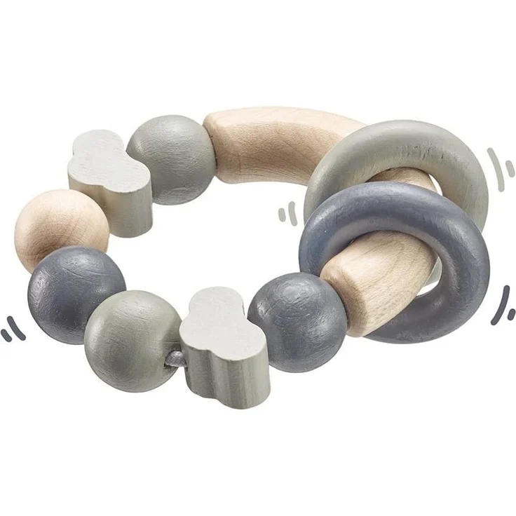 Selecta 64002 Glücksgriff, Greifling - bellybutton, grau, 7,5 cm - Preisvergleich – Bild 3