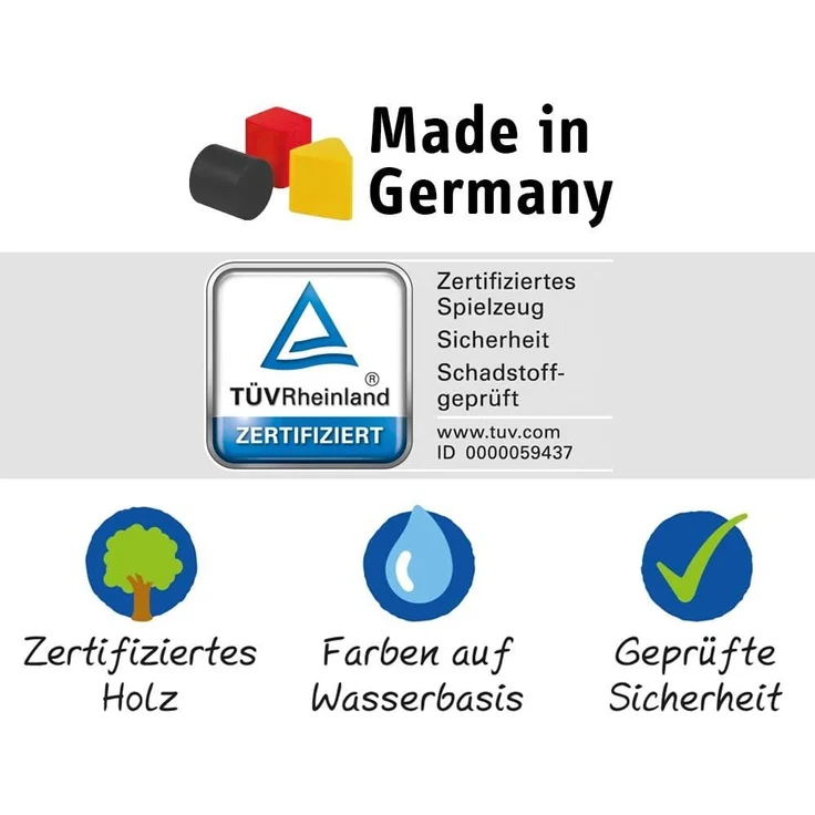 Selecta 64002 Glücksgriff, Greifling - bellybutton, grau, 7,5 cm - Preisvergleich – Bild 4