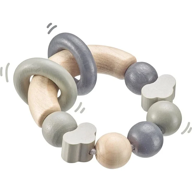 Selecta 64002 Glücksgriff, Greifling - bellybutton, grau, 7,5 cm - Preisvergleich – Bild 2