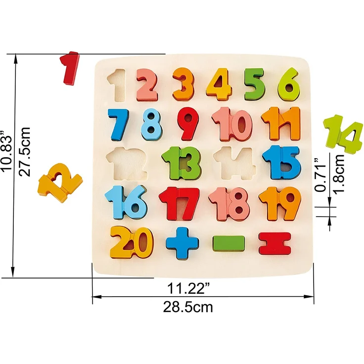 Hape – E1550 – Puzzle mit Zahlen und Rechensymbolen – Bild 4