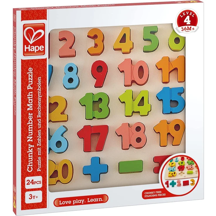 Hape – E1550 – Puzzle mit Zahlen und Rechensymbolen – Bild 2