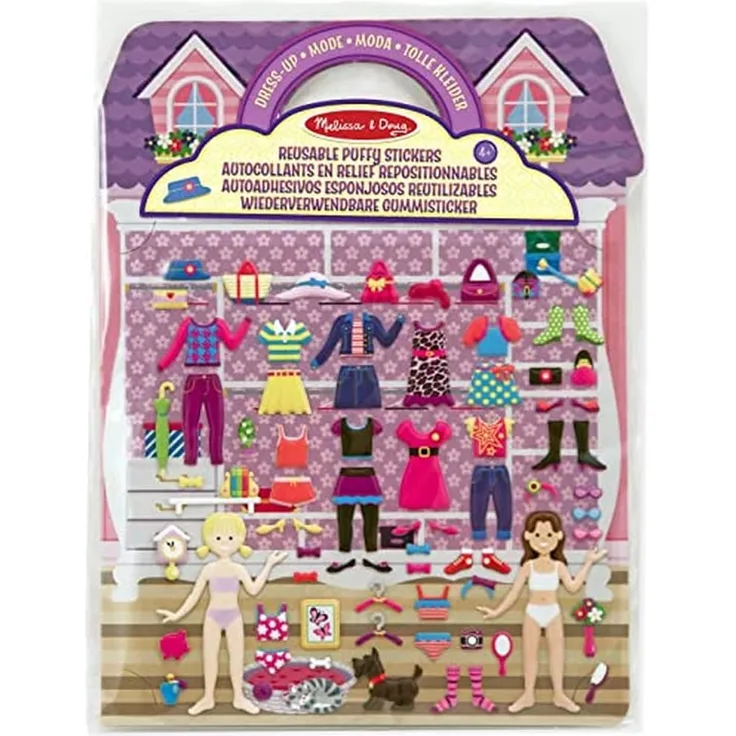 Melissa & Doug Puffy Aufkleberspielset, Verkleidung