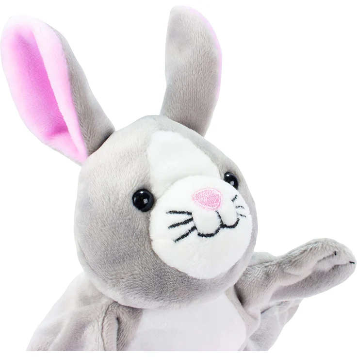 Beleduc 40124 - Handpuppe Hase, Bewährt im Kindergarten – Bild 2