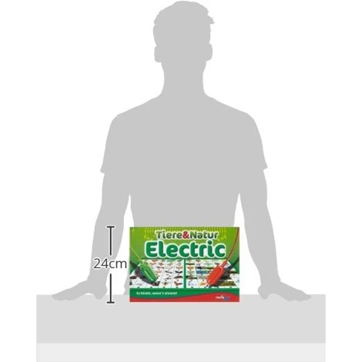 Noris 606013722 Tiere und Natur Electric, Der Lernspiel-Klassiker, was passt zusammen, Es blinkt, wenn's stimmt, ab 4 Jahren – Bild 4