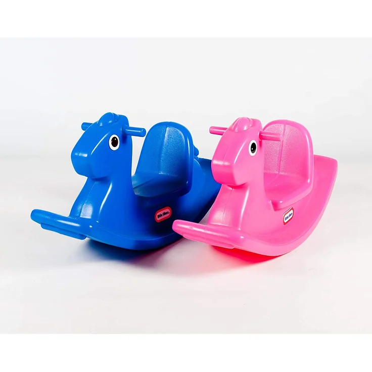 Little Tikes Schaukelpferd - Aktives Spielen für Kleinkinder - Einface Griffe mit Grip und Stabiler Sattel für Sicherheit - Robuste Konstruktion - magenta – Bild 5