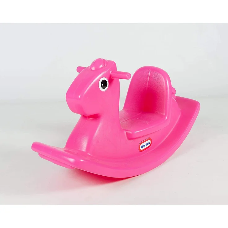 Little Tikes Schaukelpferd - Aktives Spielen für Kleinkinder - Einface Griffe mit Grip und Stabiler Sattel für Sicherheit - Robuste Konstruktion - magenta – Bild 1