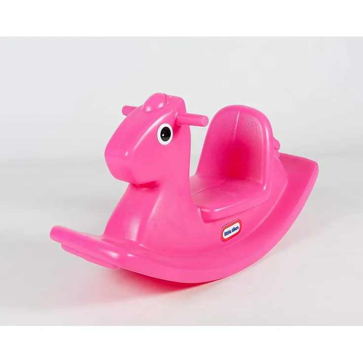 Little Tikes Schaukelpferd - Aktives Spielen für Kleinkinder - Einface Griffe mit Grip und Stabiler Sattel für Sicherheit - Robuste Konstruktion - magenta