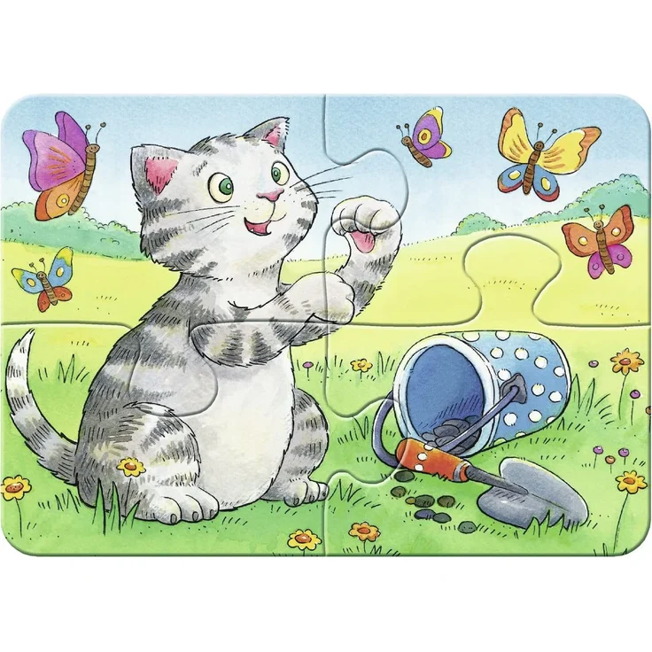 Ravensburger my first Puzzles 2, 4, 6, 8 Teile Niedliche Haustiere – Bild 2