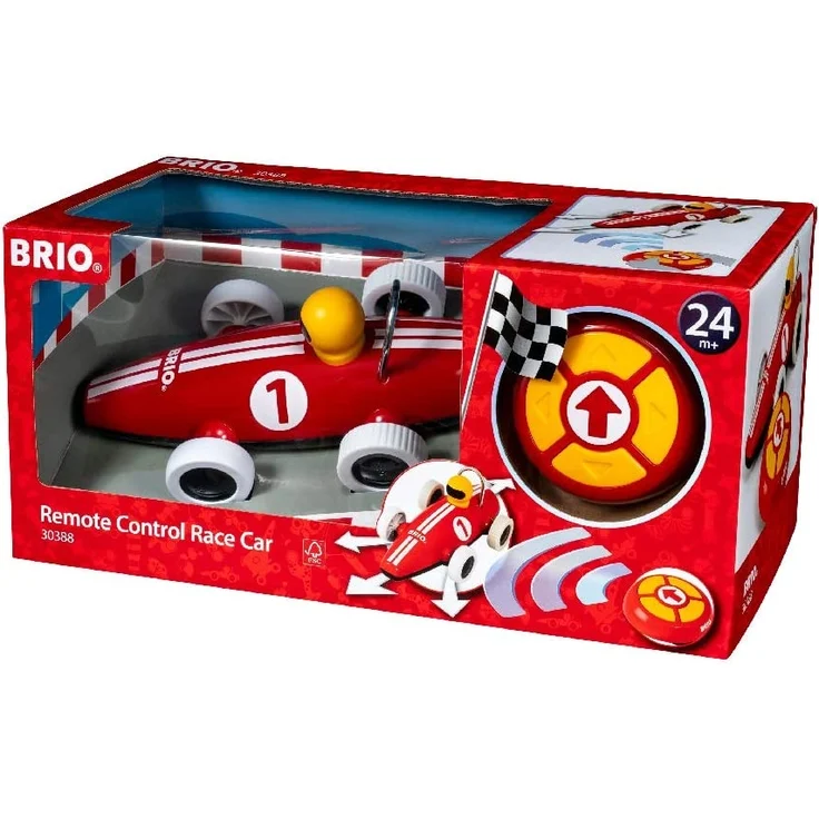 BRIO 'Rennwagen mit Fernsteuerung', ab 2 Jahren, Reichweite bis 15 m, rot – Bild 2