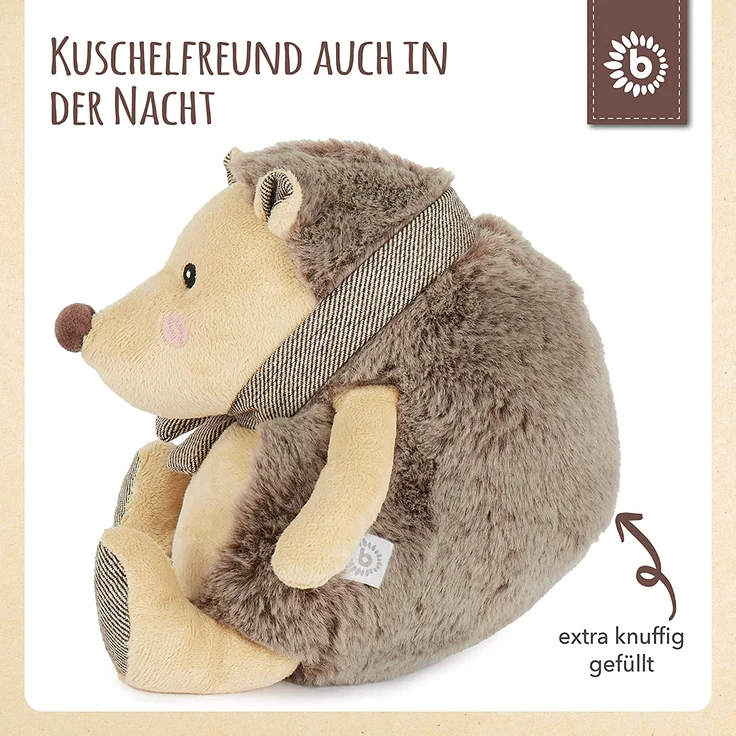 Kuscheltier, Igel Pixi, 22 x 15 x 23 cm, von Bieco – Bild 4