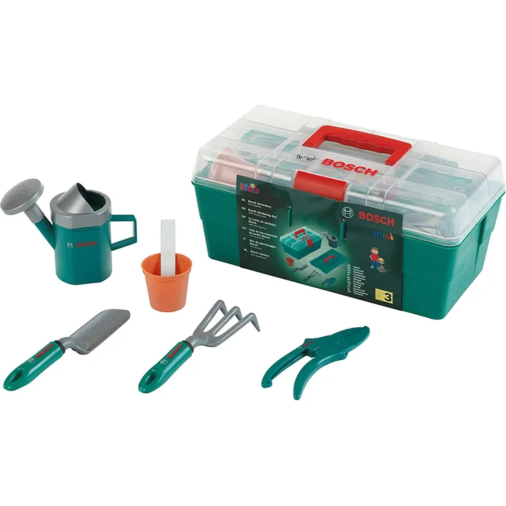 Theo Klein 2791 - Bosch Gartenprofibox mit Zubehör, Spielzeug